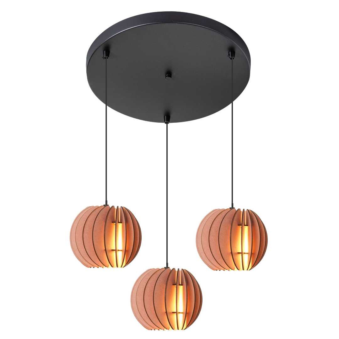 Atmosphere Hanglamp bundel - Combi - sets in de kleur Naturel van Van Tjalle en Jasper