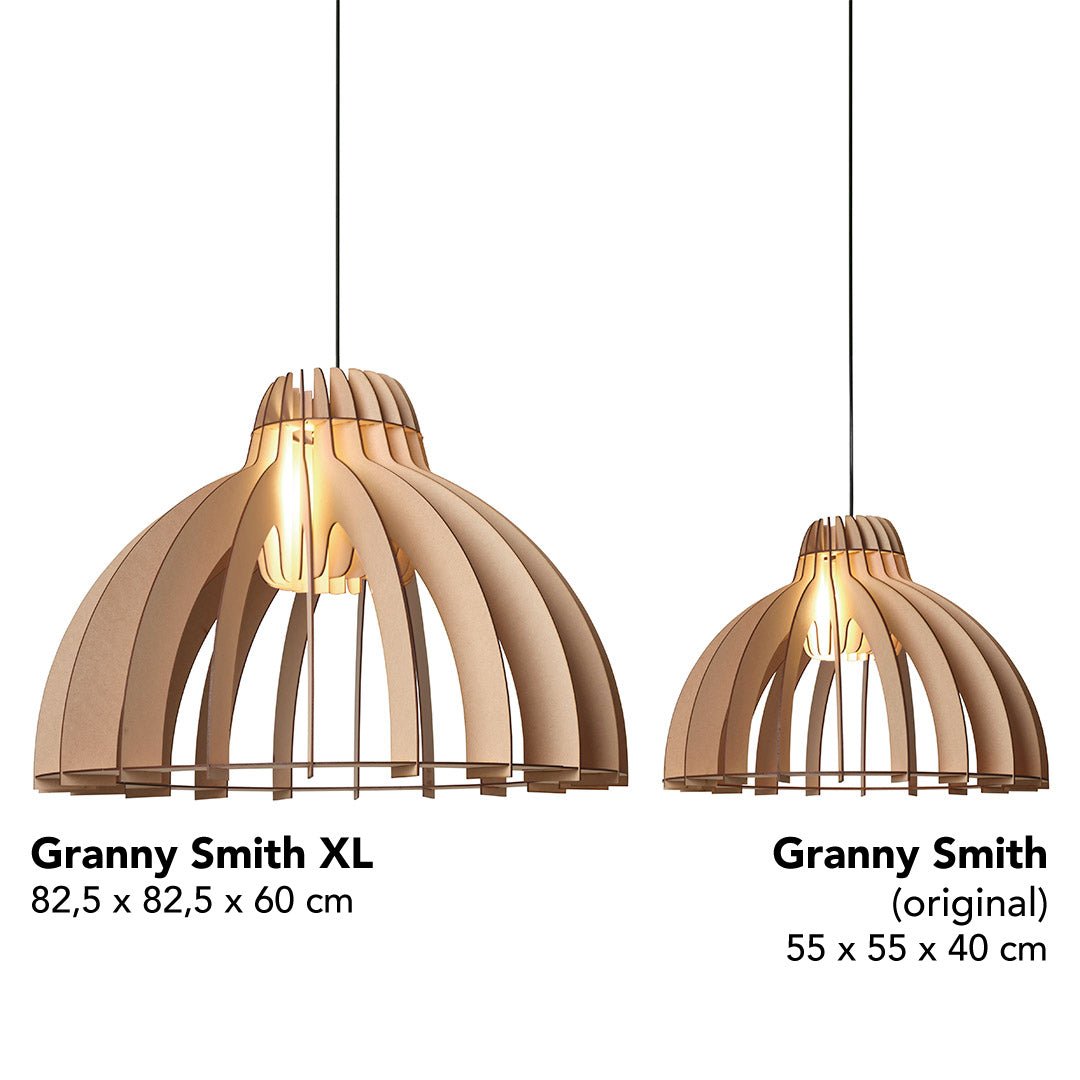 Granny Smith XL hanglamp - eetkamer in de kleur Naturel van Van Tjalle en Jasper