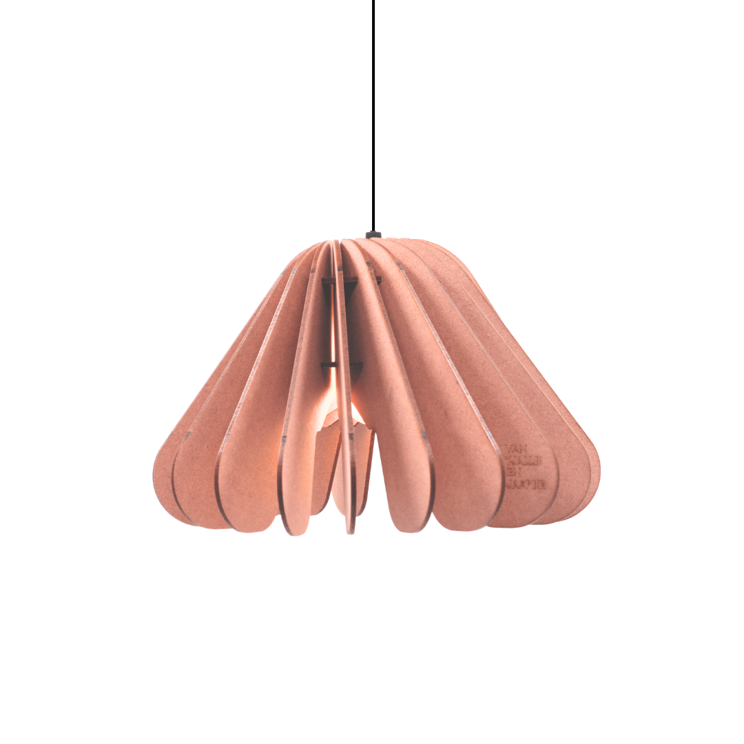 Hood hanglamp - hanglamp in de kleur Aged Pink van Van Tjalle en Jasper