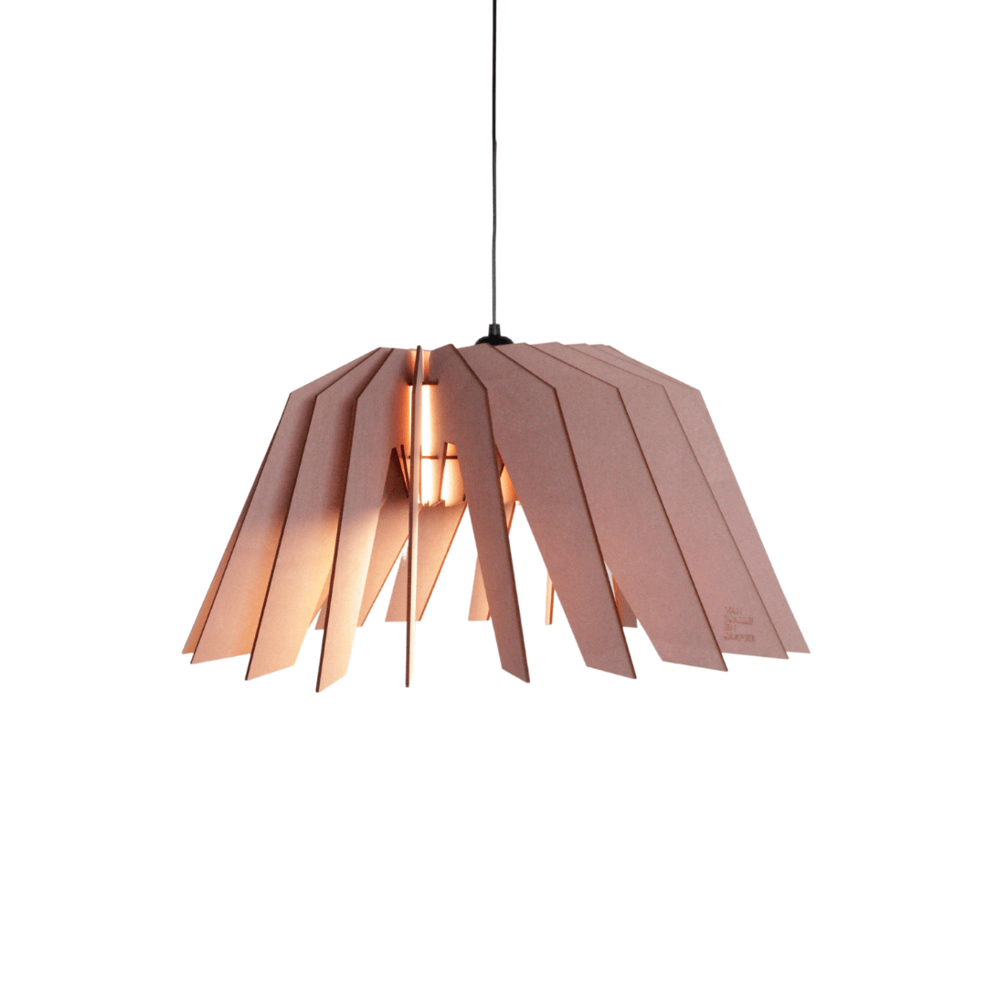 Vesper hanglamp - eetkamer in de kleur Aged Pink van Van Tjalle en Jasper