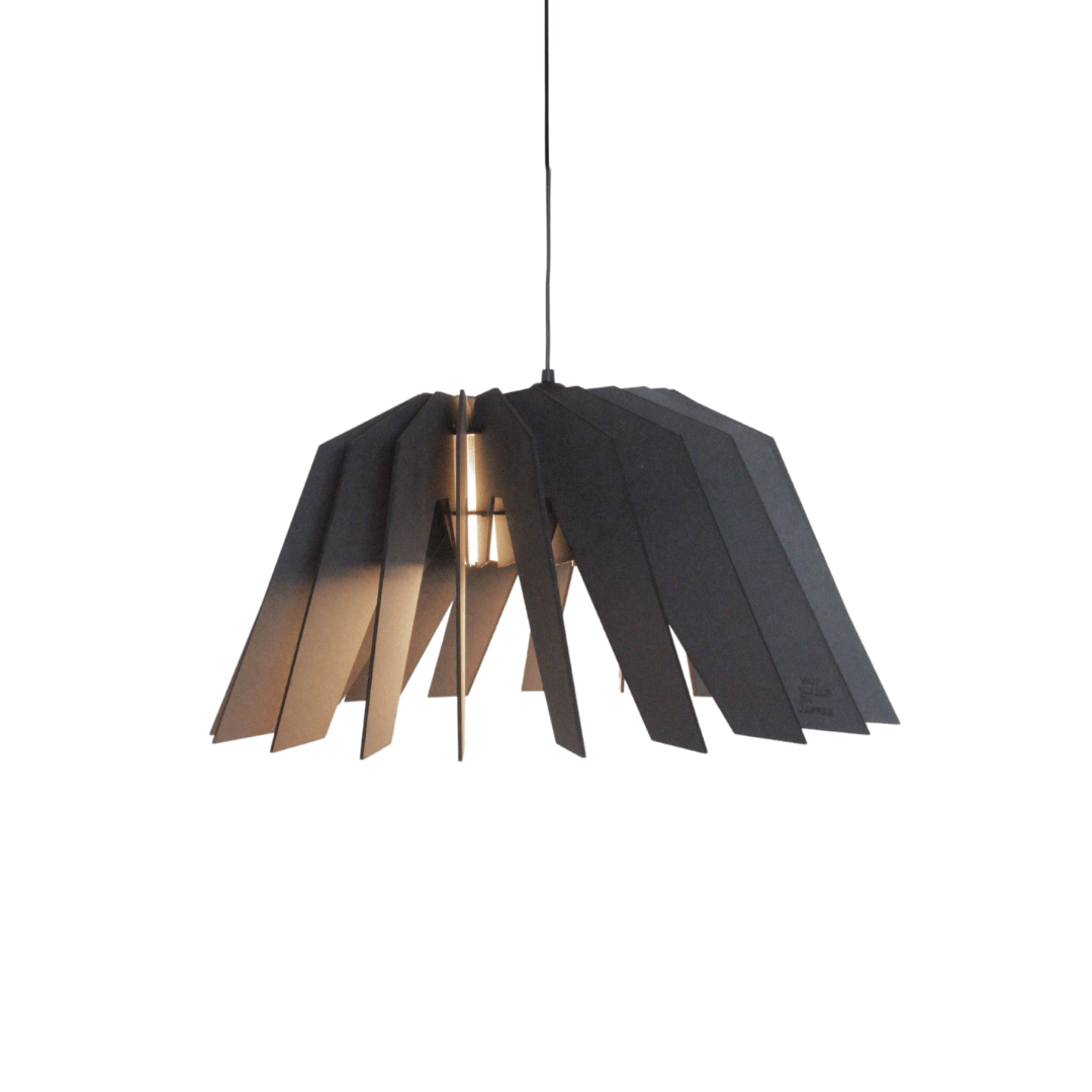 Vesper hanglamp - eetkamer in de kleur Black van Van Tjalle en Jasper