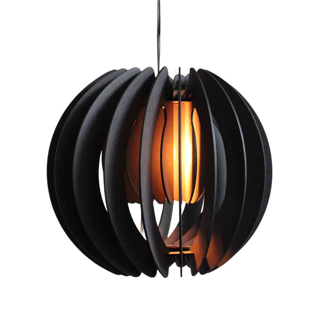 William Shakesphere hanglamp - eetkamer in de kleur Black van Van Tjalle en Jasper